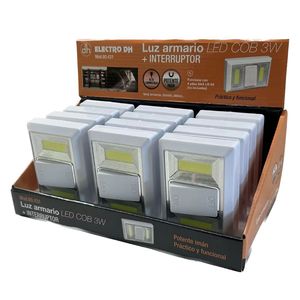 Luce ausiliaria a LED COB con interruttore, 3W, 150lm, 6500K (DH 60.431) - Product Image 2