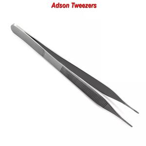 Adson Dressing Tissue Forceps and <b>Toothed</b> Tweezers Kocher Surgical Instruments Basis - Product Image 3