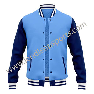 2025 Logo personnalisé université veste manches en cuir broderie noir Couple collège Baseball hommes veste Letterman Varisty vestes - Product Image 1