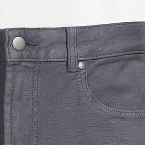Premium Custom Men's Knitted Pants Black Button Fly <b>Soft</b> Knit Fabric Straight Mid Waist-Stylish Casual Comfort Custom Logo - Product Image 4