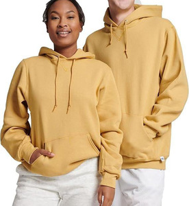 Pulls à capuche d'hiver 2025 pour hommes – Vente en gros, 100 % coton molletonné 300 GSM, couleur unie, logo personnalisé, service OEM, respirant, haute qualité - Product Image 2