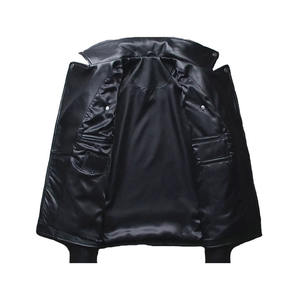 Chaqueta de cuero de último diseño para hombre, precio de venta en línea, chaqueta de cuero para hombre, precio barato, chaqueta de cuero para hombre - Product Image 2