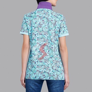 Polos de Algodón de Manga Corta para Mujer con Sublimación Personalizada, Diseño Personalizado, Polos Ajustados para Hombre con Diseño Personalizado - Product Image 2