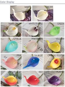 Ramo de <span class=keywords><strong>Novia</strong></span> con Flores de Alta Simulación, Ramo de Lirios de Cala de PU, Diseño de Cascada de Agua, Ramo de Mano Reutilizable para Bodas y Pascua - Product Image 5