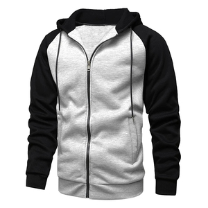Sudadera con cremallera de manga larga Hoddie Unisex Heavyweight Sudadera con cremallera completa Fabricante Sudadera con capucha con cremallera personalizada - Product Image 4