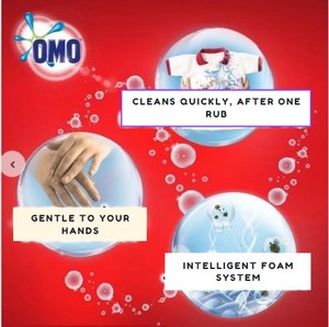 แป้งฝุ่นสำหรับซักผ้าต้านแบคทีเรีย omo กระเป๋า3.9กก. มีกลิ่นหอมทำความสะอาด - Product Image 5