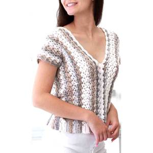 Vente chaude à prix raisonnable Vêtements de mode rapide Top en crochet élégant de haute qualité - Product Image 1