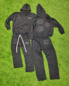 Chándal de algodón 100% de gran tamaño personalizado de la industria rápida, envío rápido, servicio OME, tela térmica transpirable, Invierno pesado - Product Image 1