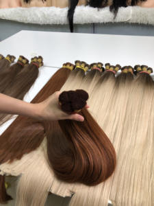 Extensiones de cabello humano sin procesar 100% a granel de doble estiramiento, superventas en Vietnam - Product Image 3