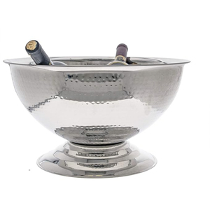 Highest Quality Aluminium for Bowl Silver Finish Modern Design Eco-Friendly White Royals Brand Wine Cooler Ice Bucket - Product Image 5