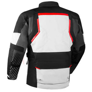 Blouson de moto en cuir personnalisé avec logo, pour homme, grande taille, respirant, équipement de protection pour la conduite à moto, vente en gros OEM Pakistan - Product Image 2