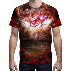 OEM sublimación en blanco poliéster camisetas transpirable 3D impreso tinte completo con logotipos personalizados Jersey camisetas - Product Image 3