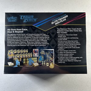 (T&B) TCG Crown Zenith Elites Trainer Box Plus ETB  Boîte neuve scellée en usine - Product Image 2