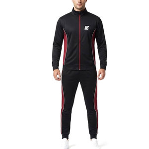 Ensemble de survêtement de course professionnel pour hommes, veste de sport respirante, pantalon assorti, vêtements d'entraînement légers pour le fitness - Product Image 1