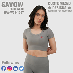 Haut de sport pour femme à logo personnalisé du fabricant, haute élasticité, manches longues, coupe ajustée, sexy, pour fitness et yoga - Product Image 5