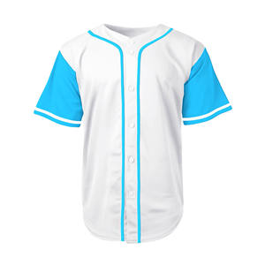 Maillot de baseball et de softball à manches courtes personnalisé unisexe Nom de l'équipe Logo Adultes Plus Size Sportswear avec votre propre logo - Product Image 1