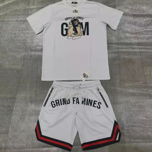 High Street Plus Size Men Twinset Estampado sólido Ropa térmica de verano última moda Cómodo y transpirable para días cálidos - Product Image 5