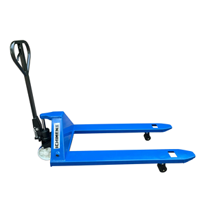 Transpalette à main hydraulique de haute qualité 680x1220mm, capacité de 2.5 tonnes, roue simple en nylon PU, certificat EUR1 et CE inclus - Product Image 1