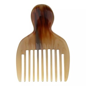 Ergonomic Fashionable Horn Comb Handle for Home <b>Hair</b> Grooming Smooth Polished Comb Better <b>Grip</b> Control for Comfortable - Product Image 1