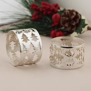 Accesorios para mesas de comedor de hotel, anillos para servilletas de mesa de restaurante, accesorios de vajilla para hostelería, proveedor de anillos para servilletas de metal OEM - Product Image 2