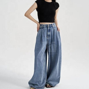 Vêtements décontractés de haute qualité, pantalons baggy pour femmes, couleur unie, meilleure vente à bas prix, pantalons baggy pour femmes pour adultes - Product Image 2