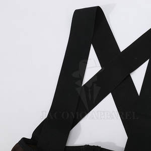 Collants à bretelles de cyclisme de luxe 100% polyester doux flexible grande taille unisexe anti-transpiration ergonomique conçu pour un confort maximal - Product Image 3