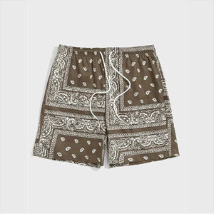 Pantalones Cortos de Playa con Estampado de Bandana de Moda para Hombre, Traje de Baño con Estampado 3D, Pantalones Cortos Hawaianos Casuales y Holgados para Calle - Product Image 2