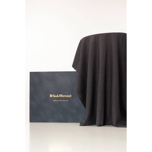 Tissu en laine peignée non cousu Eternal Blue avec boîte cadeau - Product Image 4