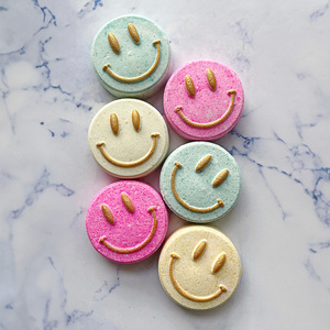 Bombas de Baño Orgánicas Smiley de Marca Privada al por Mayor de Fábrica OEM, Bombas de Baño Personalizadas, Venta Caliente - Product Image 3