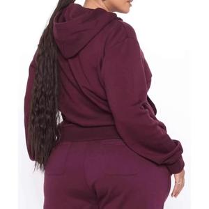 ชุดวอร์มสตรีทสูทสำหรับผู้ใหญ่ผ้าคอตตอน100% ลำลองสีพื้นชุดวอร์มสำหรับผู้หญิงสินค้ามาใหม่ - Product Image 6