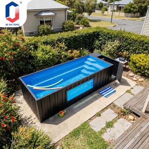 Piscine hors sol résistante aux UV avec accessoires complets, prête à l'emploi électriquement, idéale pour les familles, les séjours à la maison et les jardins. - Product Image 1