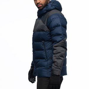 Veste matelassée légère isolée bleu marine, veste thermique en duvet pour la randonnée, avec isolation pour la randonnée hivernale, livraison DDP - Product Image 2