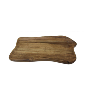 Utensilios de cocina, plato de madera de mango con forma de rectángulo, plato de estilo de lujo de Color Natural para servir, vajilla de mesa - Product Image 2