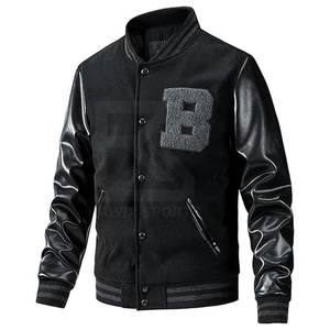 Chaqueta Lettermen personalizada Diseño único Chaqueta de invierno Letterman de gran calidad para hombres en tamaño adulto - Product Image 1