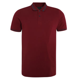 Moda 100% algodón para Polos patrón sólido transpirable suave liso camisetas logotipo personalizado patrón sólido en blanco para Polo - Product Image 2