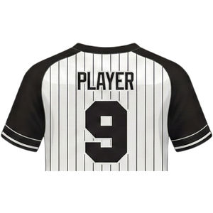 Chemises d'uniforme de baseball/softball personnalisées pour hommes adultes, 100% polyester, 300g, tissu respirant à séchage rapide, impression par sublimation, couleur unie - Product Image 6
