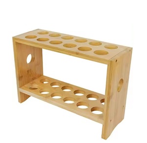 สองชั้นรูปสี่เหลี่ยมผืนผ้าผู้ถือไข่ไม้ชั้นวางคุณภาพระดับพรีเมียมอุปกรณ์ครัวสีธรรมชาติผู้ถือไข่สําหรับขาย - Product Image 1