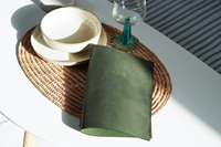 Classeur A5 demi-lettre en cuir Menu couverture support personnalisé hôtel & Restaurant ALM-0002