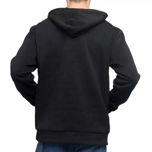 Sudadera con capucha de lana para hombre, prenda deportiva masculina de gran tamaño con estampado de logotipo personalizado, material de 100% algodón, de alta calidad, OEM - Product Image 4