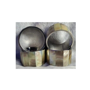 Rond de serviette en nacre Boîte à mouchoirs Prix de gros Rond de serviette pour ustensiles de cuisine et restaurants - Product Image 6