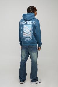 Nouveau sweat à capuche en coton épais et coloré avec logo personnalisé pour hommes 450Gsm sans ficelle à capuche - Product Image 4