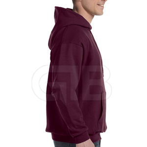 Ropa de Moda Masculina de Alta Calidad, Sudaderas con Capucha Personalizadas, 100% Algodón, Color Sólido, Estilo Urbano Otoñal, Corte Regular, Venta al Por Mayor - Product Image 6