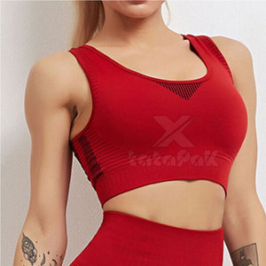 Ensemble de yoga pour femme au style unique et confortable - Le plus vendu, léger, taille élastique unie, 2 pièces, taille haute, respirant, devant uni - Product Image 5
