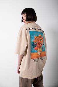 T-shirt décontracté pour femme en coton 100% de qualité supérieure, design personnalisé, impression brodée en gros, 2022, 180-280 GSM - Product Image 5