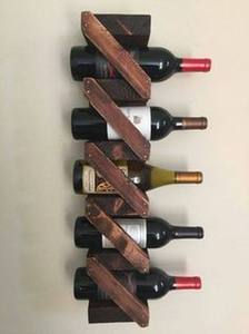 Casier à vin mural en bois, nouveau Design, bambou, Acacia, casier à vin décoratif mural, vente en gros - Product Image 6