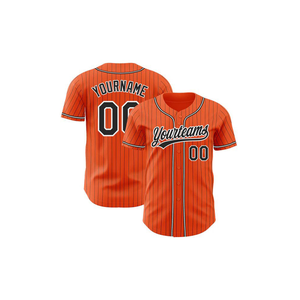 Maillot de baseball à logo personnalisé pour hommes et femmes, chemise boutonnée à sublimation vierge, vêtements de sport à la mode Hip Hop, design respirant - Product Image 3