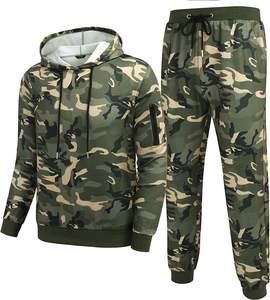 Custom Heavyweight Rhinestone Distressed Embroidery Hoodie and Sweatpants <b>Set</b> Vintage Sun Faded Acid <b>Wash</b> Tracksuits for Men - Product Image 5