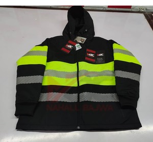 Veste de sécurité, sweat-shirt d'hiver haute visibilité, vêtement de travail de sécurité, sweat-shirt réfléchissant imperméable. - Product Image 3