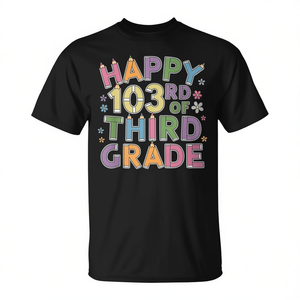 Camiseta para celebrar el 103.º día de tercer grado, para la celebración escolar - Product Image 2