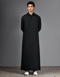 2025 Haute Qualité Luxe Moderne Koweït Brodé Hommes Islamique Thobes Jubbah Garçons Vêtements pour Daffah Thobe Fabricant - Product Image 6